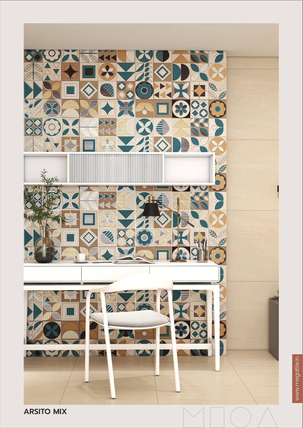 Porcelain 600x600mm Matt Decor - 1